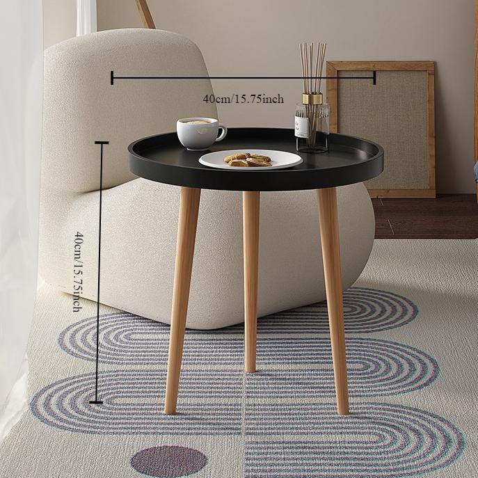 Итальянский минималистский круглый журнальный столик для небольшой квартиры, журнальный столик для гостиной, светлый, роскошный балконный журнальный столик