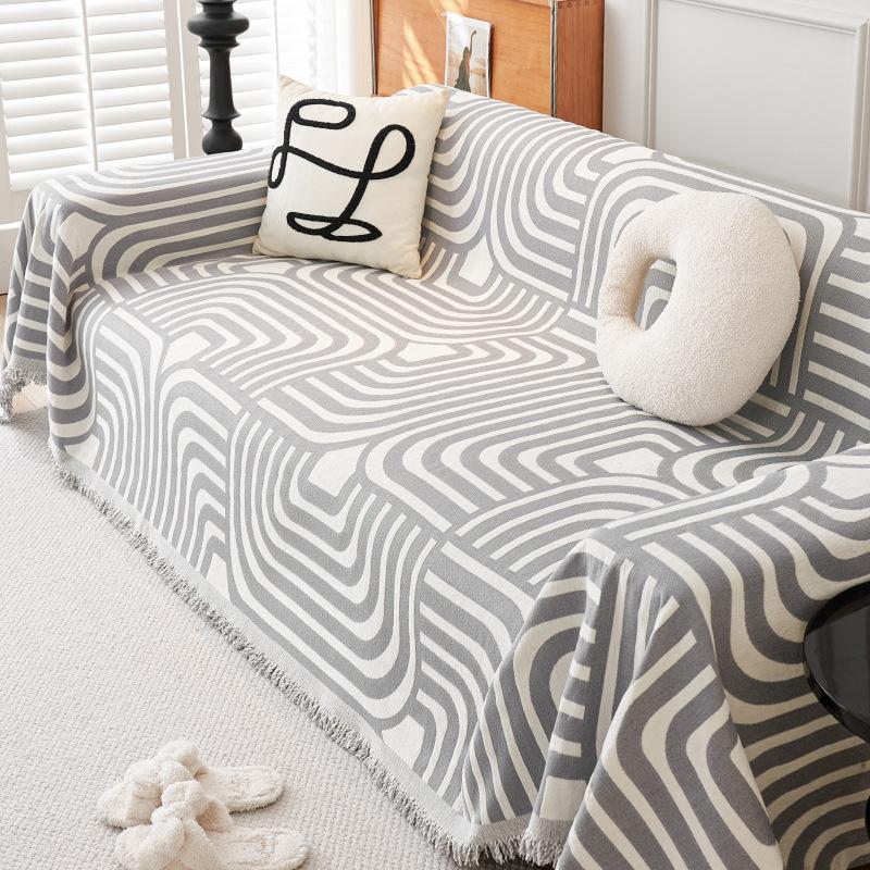 Чехол для дивана Nordic High-Corply Chenille, полотенце, полностью покрытый чехол для дивана, универсальный чехол, универсальная пылевая салфетка Four Seasons