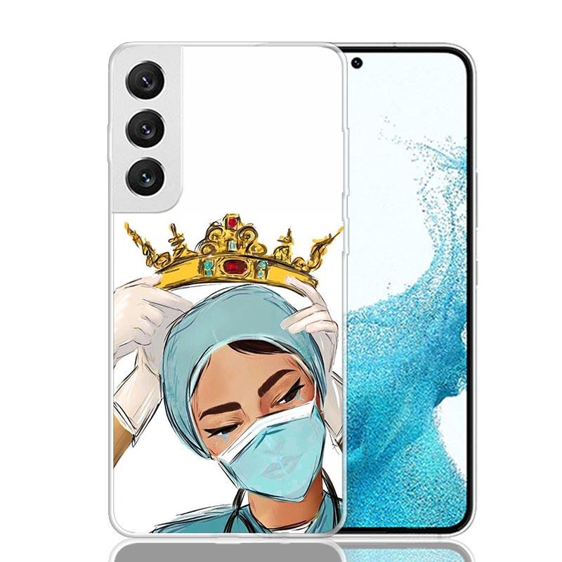 Medicine Nurse Doctor Phone Case For Samsung Galaxy S25 S24 S23 S22 S21 FE S20 Ultra S10 Plus Art Customized Coque Capa S24 S23