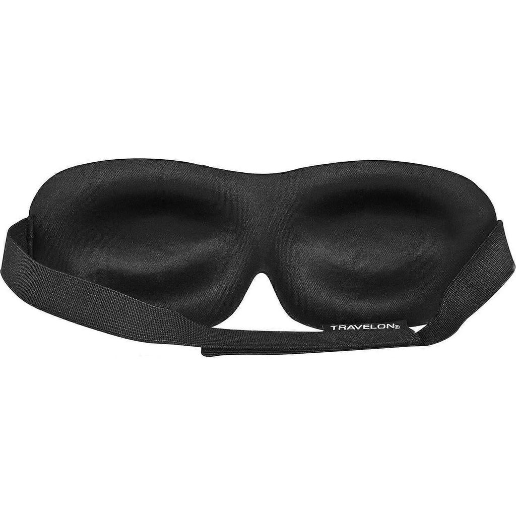 12768 Travel Sleep Eye Mask (with Dome Eye Mask) Black
