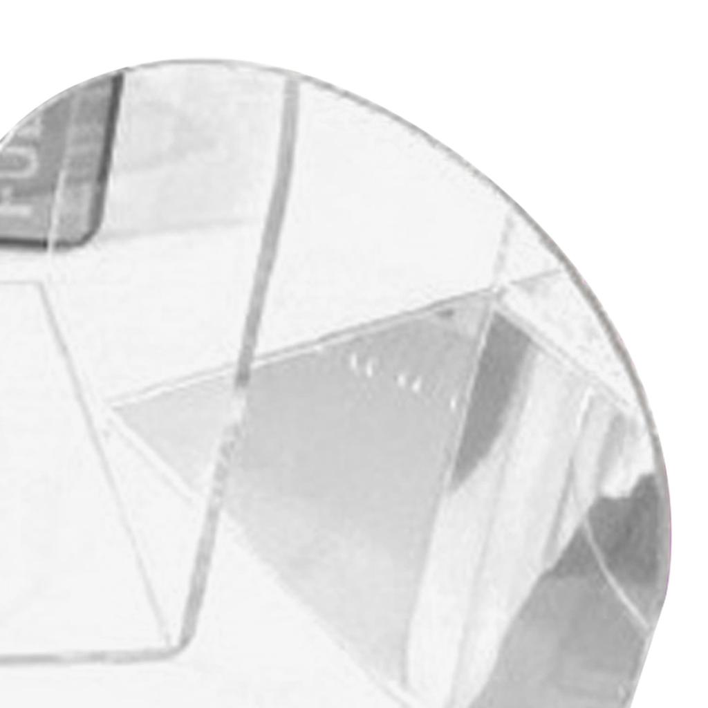 1 Pair of Bookends Thicken Non Slip Transparent Acrylic Desk Decorative Heavy Book End for Student Office L Shaped