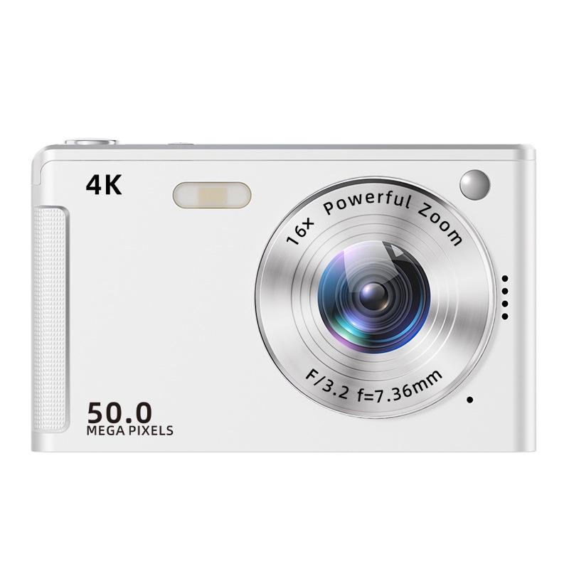 Retro 4K HD Digital Camera for Students - Portable Entry-Level Travel Cam