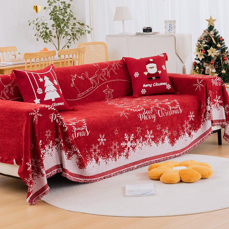 Slipcover Chenille Christmas Sofa Cover Four Seasons Universal Sofa Blanket Cover Sofa
