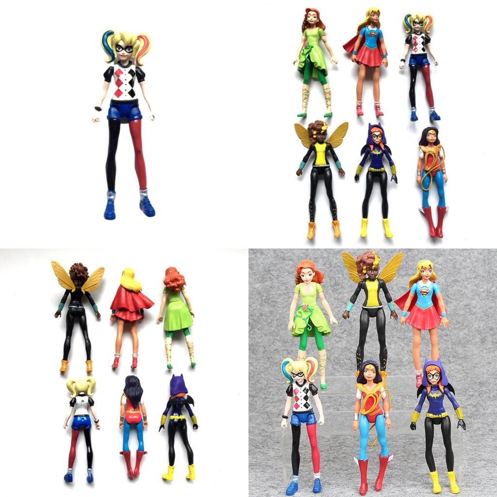 Потрясающие 15-сантиметровые фигурки героинь Супергёрл, Чудо-женщины, Бэтгёрл, Харли Квинн