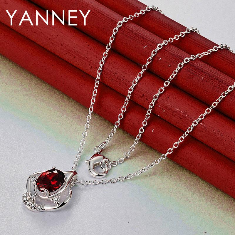 Elegant 925 Sterling Silver 16-30 Exquisite Butterfly Cross Pendant Women's Necklace Party Gift Accessories Wedding