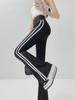 Женские полосатые штаны для йоги с высокой талией - Лето 2024 г. Спортивная одежда с защитой от солнца