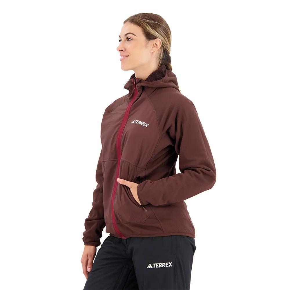 Adidas Флисовая на молнии Organiser Techrock Reversible High-Pile-Fleece