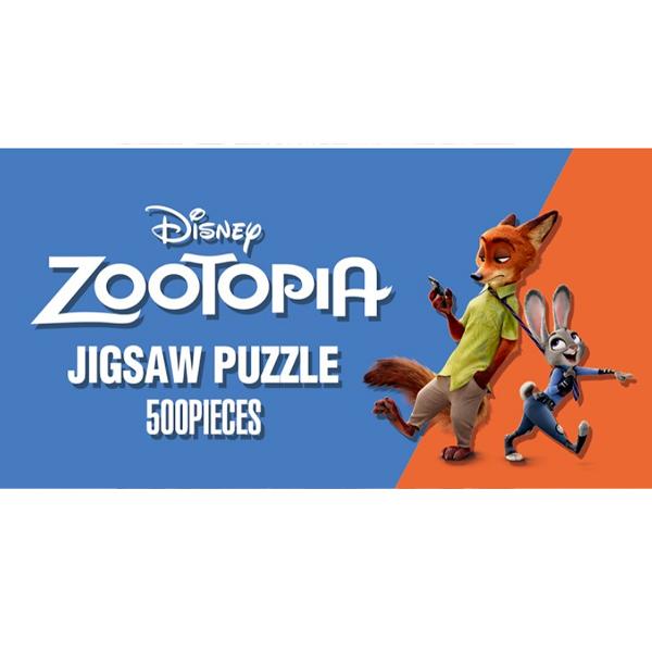 Пазл Zootopia Express 800 деталей, Джуди Хоппс, Ник Уайлд, анимационные пазлы Диснея, пазлы Диснея, знаменитые корейские пазлы