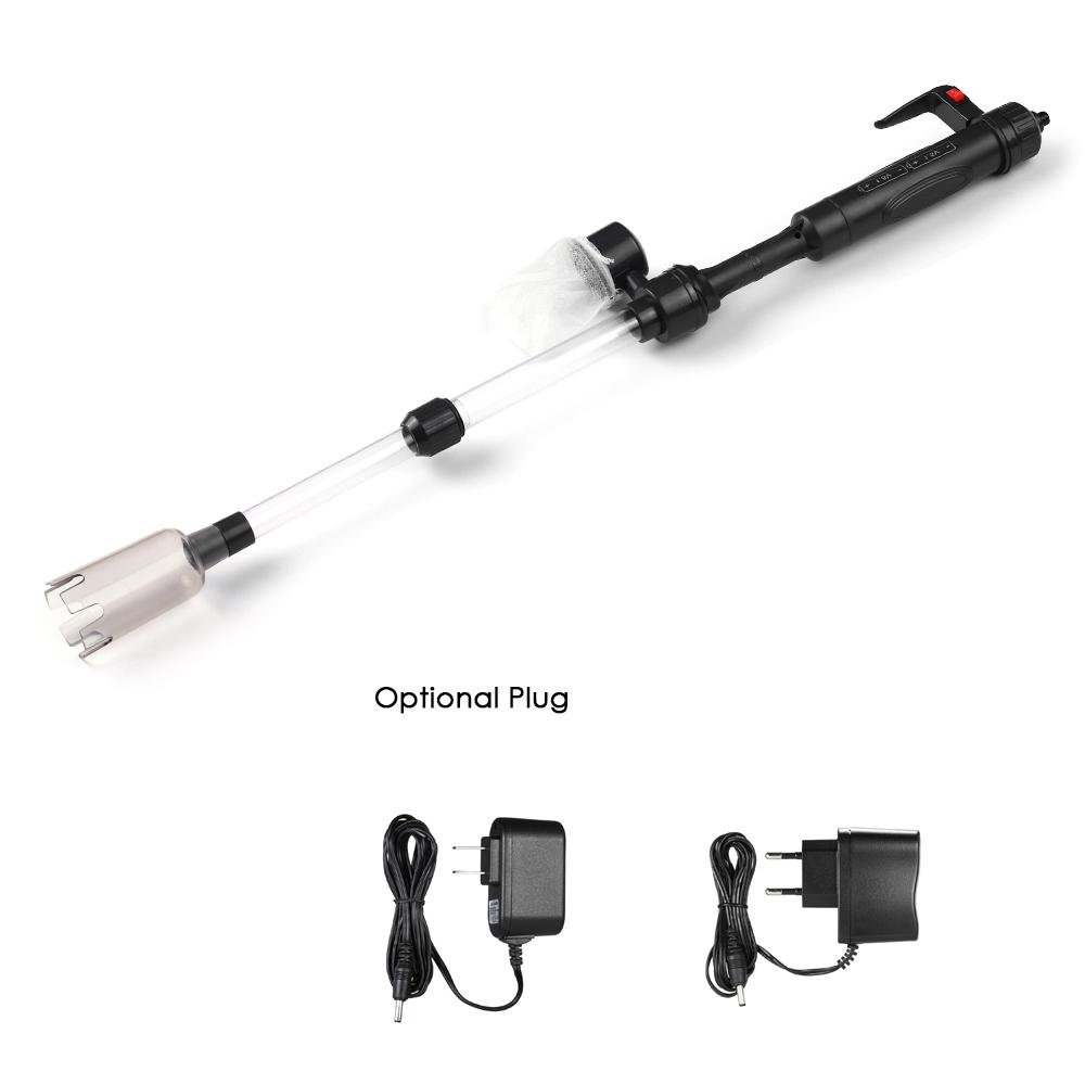 Electric Aquarium Fish Tank Water Changer Sand Washer Vacuum Siphon Operated Gravel Cleaner Aquarium 