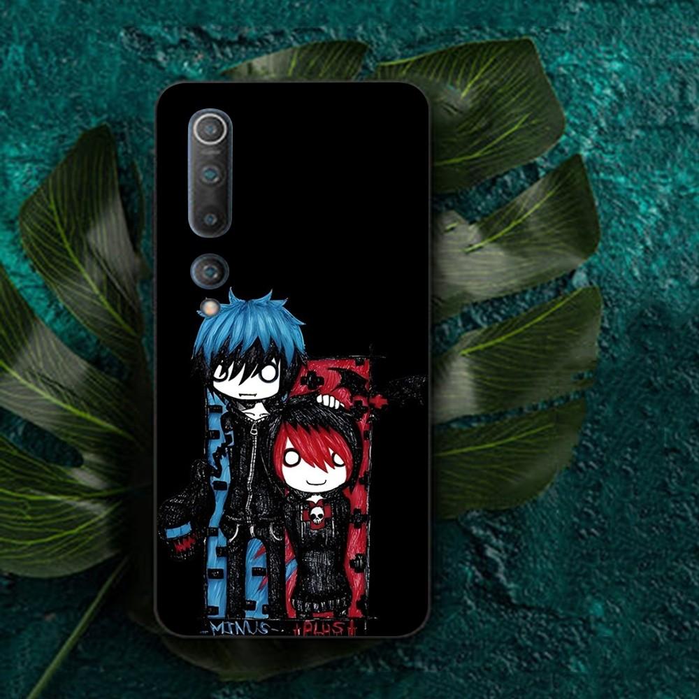 L-Love B-Black and Cute E-Emo Phone Case For Redmi Note 4 X 5 A 6 7 8 T 9 9S 10 11 11S 11Epro Poco M3 pro