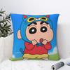 Decorative Pillowcase Crayon Shin-Chans Cartoon Anime Merchandise Seater Pillow Case Cover Square Style Multiple Sizes