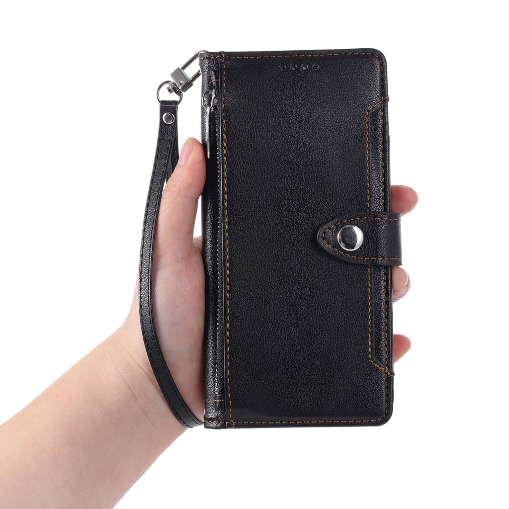 WEFOR Case for Motorola Moto G71 G51 G Power E20 E40 G Stylus G50 E7 Power G 5G G7 E5 Plus G6 Play Zipper Wallet Flip Cover