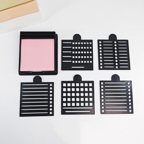 Держатель для липких заметок, защитный чехол, компактный дизайн, портативный многоразовый диспенсер для липких заметок, набор для офиса, школы