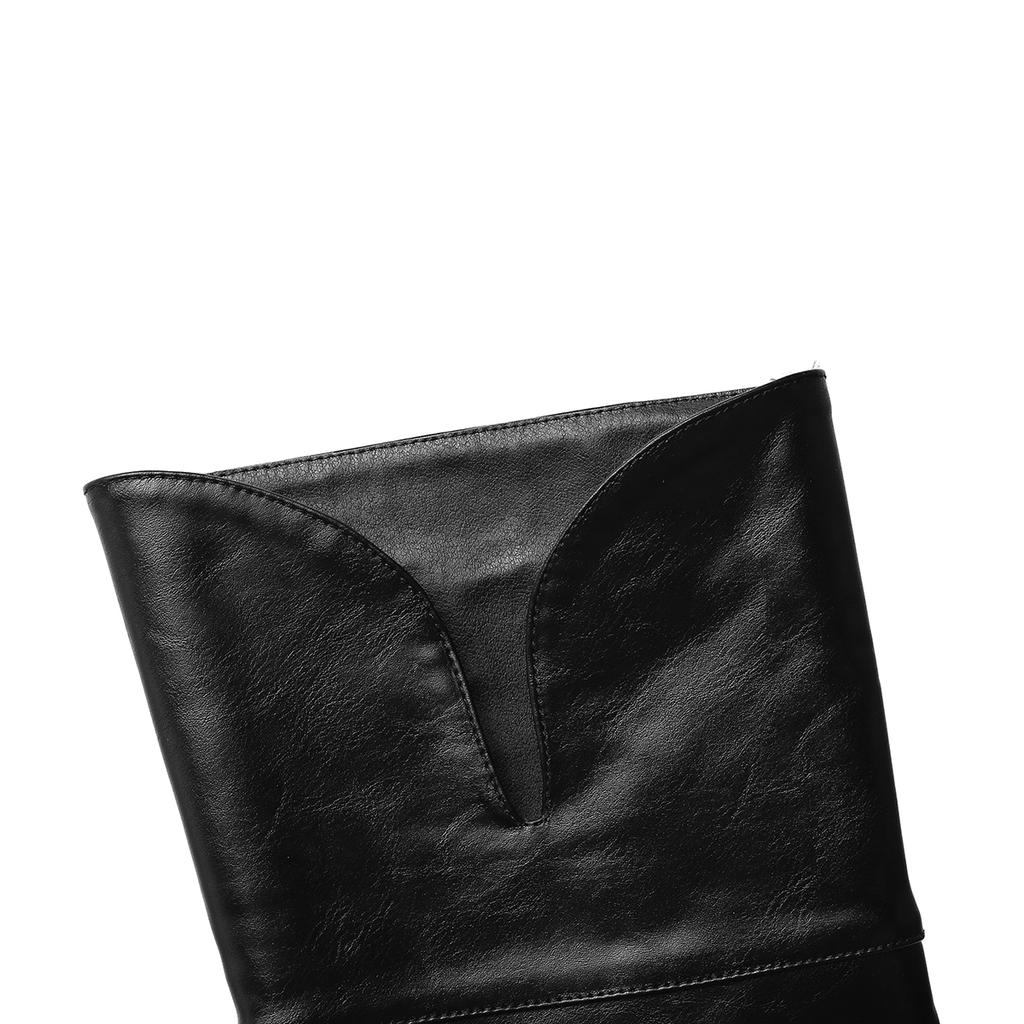 Women's Low-heeled Boots Autumn and Winter New Thick-heeled Casual Large-size Medium Boots