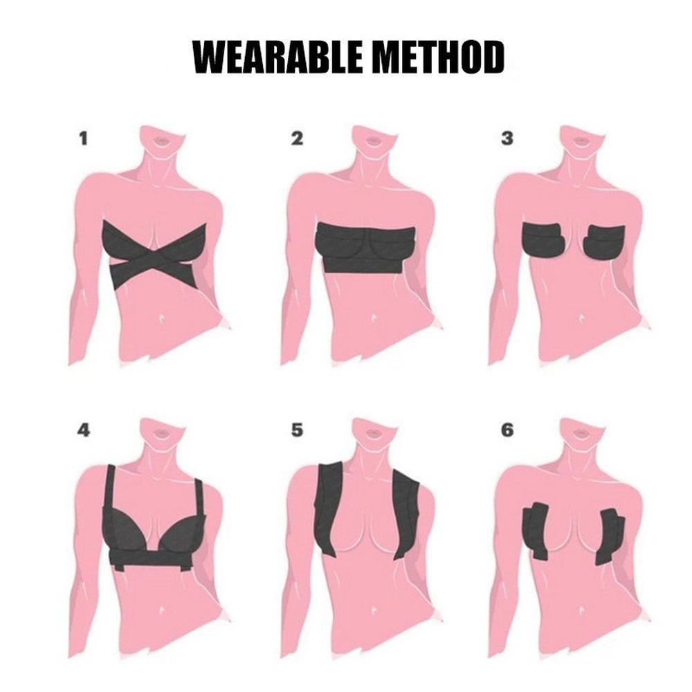 1 Roll 5M Women Lingerie Tape Breast Nipple Covers Push Up Bra Invisible Breast Lift Tape Adhesive Bras Intimates Sexy Bralette