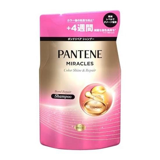 Pantene Miracles Шампунь для окрашенных волос с блеском и восстановлением от выцветания, сменный блок 350 г