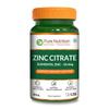Pure Nutrition Цитрат Цинка 44 мг | Добавки Цинка Для Мужчин и Женщин | Таблетки Цинка Для Сияния Кожи, Крепости Волос, Восстановления Мышц и Поддержки Иммунитета