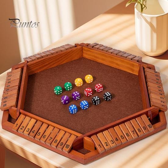 Настольная игра «Закрой коробку», 6-сторонняя образовательная математическая игра с кубиками, стратегическая игра для 6 игроков, для детей, взрослых, семейных вечеринок, интерактивная деревянная игра «Закрой коробку»