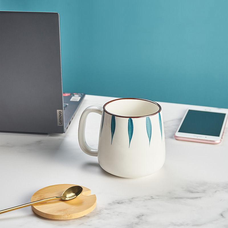 Simple Japanese Style Mug Ceramic Water Cup Coffee Cup Milk Cup Breakfast Cup