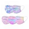 's Face_mask Rainbow Tie-dye Print 3 Ply High Filtrat Anti-smog Face Covering D Able Boys Girls Mouth S