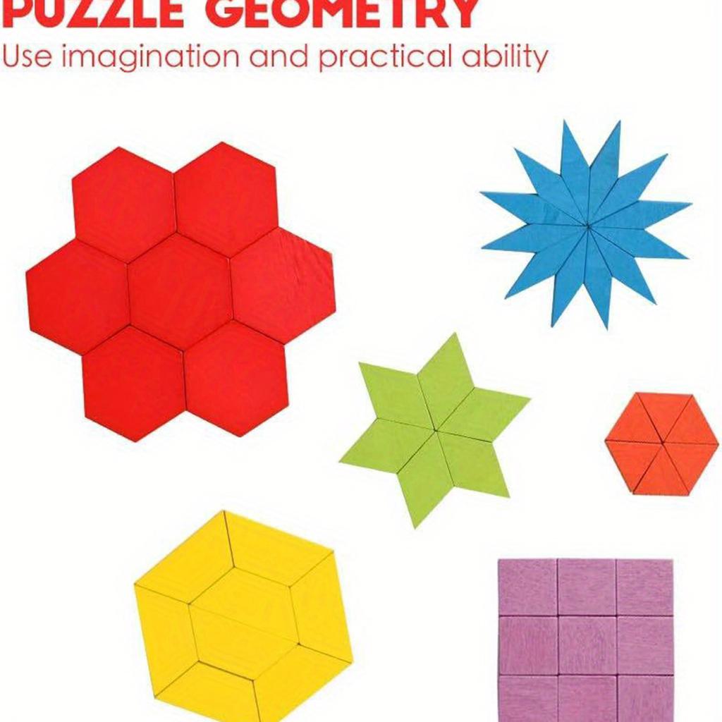 Wooden Tangram Puzzle Toys, Geometric Shape Toys, Parent Child Interactive Educational Toys, Holiday Gifts And Birthday Gifts.