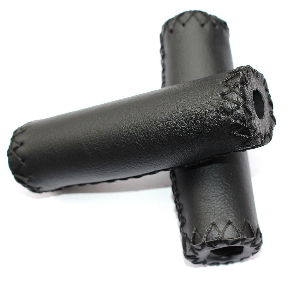 Cover Leather Bicycle Grips Retro Cycling Grip Vintage Bicycle Grips Bicycle Handlebar Grips