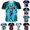 Vibrant 3d Print Dragon Ball Z Vegeta Goku Super Saiyan T-shirts For Anime Fans