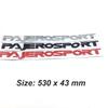 Front Hood Logo Emblem Badge Decal Sticker Nameplate For Mitsubishi Pajero Montero Sport Suv Pajerosport