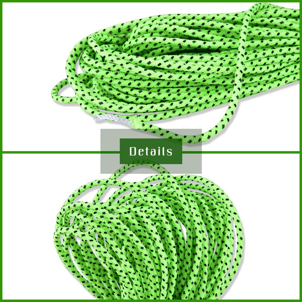 20m Outdoor Camping Tent Awning Reflective Guyline Rope Guy Line Cord Paracord
