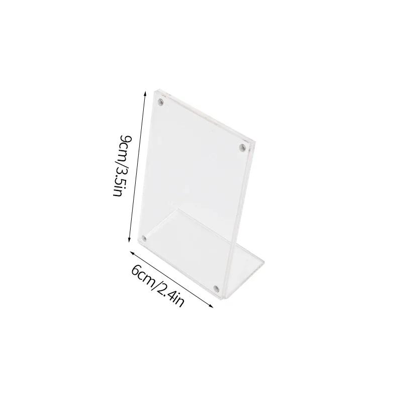 Acrylic Photo Frame Picture Frame Photo Card Holder Photocard Display Stand Room Desktop Decor Office Desk Decor Marco De Fotos