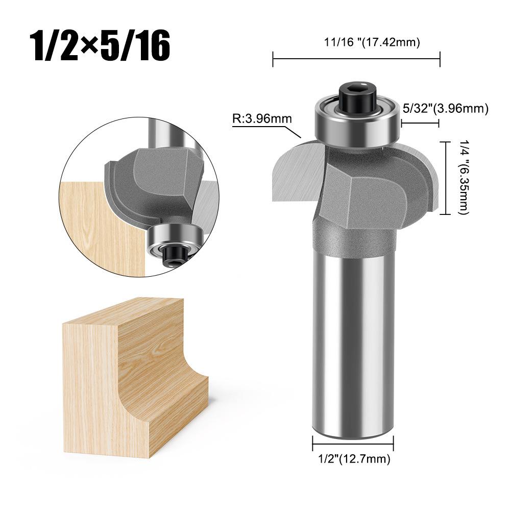 Деревообработка Фальцевый нож Пазовальный нож R-образный нож Ручка 1/2 Ручка 1/4 Фрезерная головка для кромок Нож для прорисовки линий Триммер Гравировка