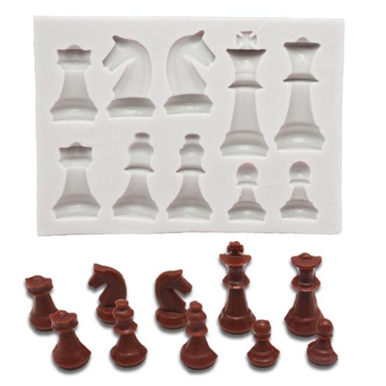 DIY форма для торта пищевой класс BPA антипригарная шахматная бесплатная термостойкая форма для шоколада кухонные аксессуары