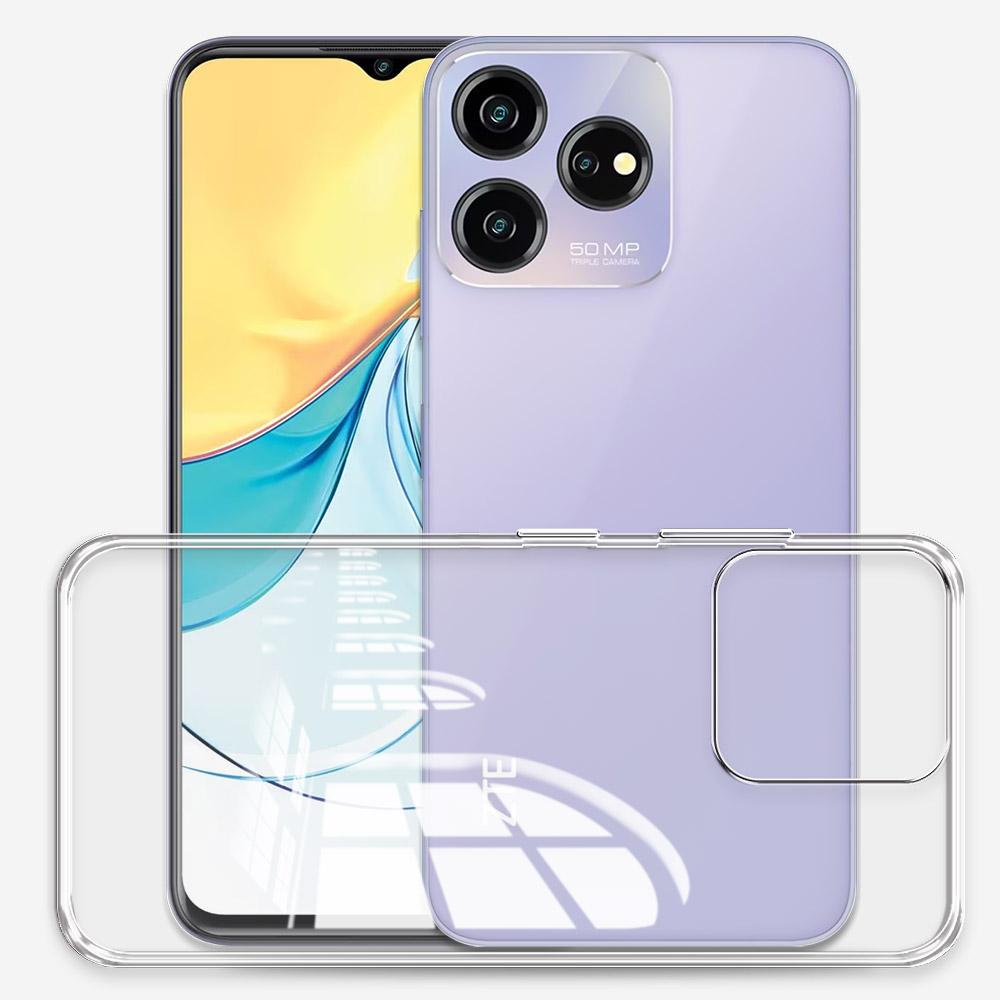 For ZTE Axon 50 Lite Case Clear Silicone Soft Protect Cover For ZTE Axon 40 Lite Clear Bumper Coque For ZTE Axon 50 Lite Fundas