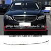 Декоративная накладка на передний бампер Mercedes-Benz C-Class 19-21 (Модели 220/260/400/63/350)