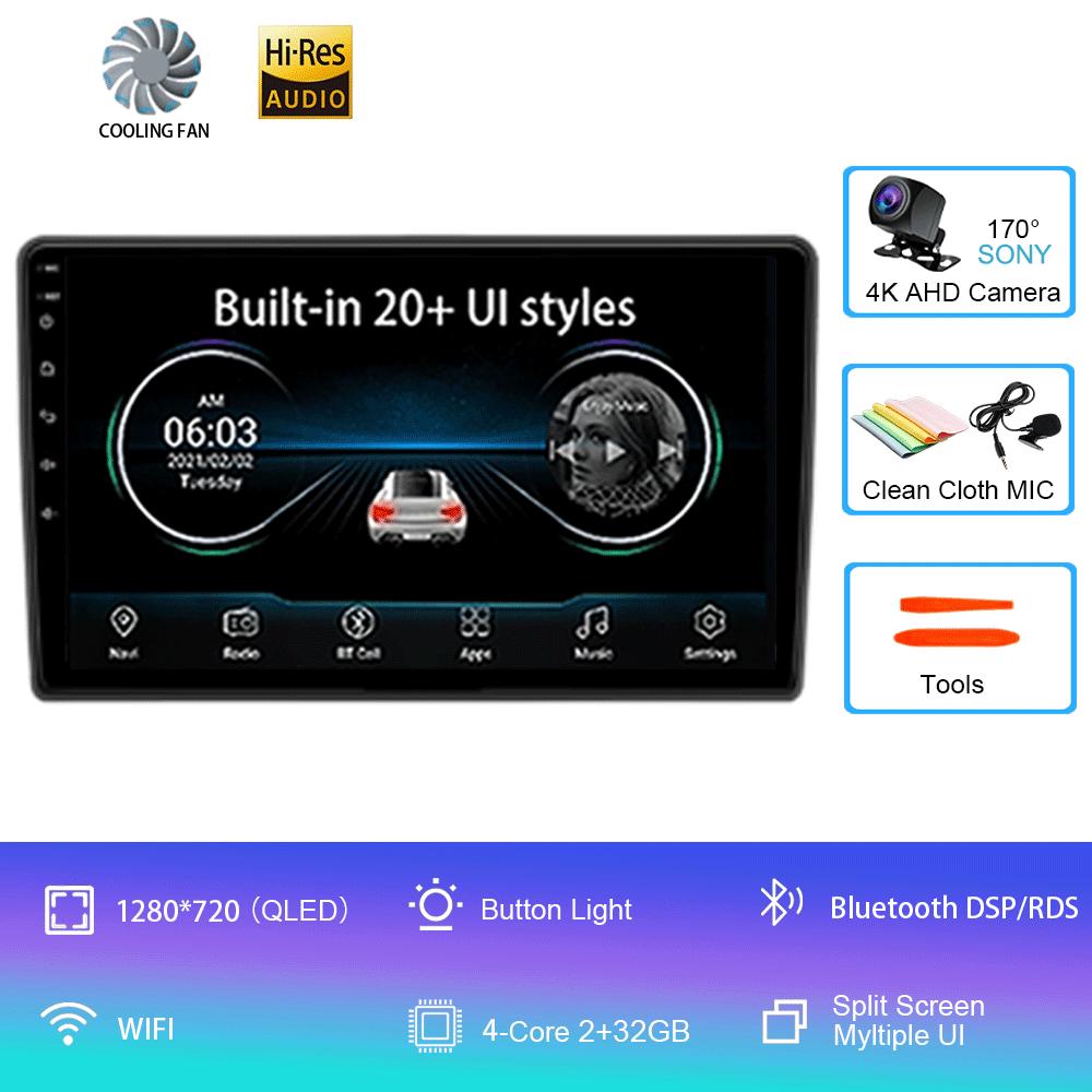 Для Volkswagen VW Golf 4 IV Jetta MK4 Classics Car Radio Android 14 Multimedia Player Carplay GPS Android Auto Stereo DSP 2 Din