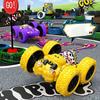 Игрушечные машинки 4WD Inertial Stunt Monster Truck - Двусторонняя езда, Прочная пластиковая конструкция, Яркие цвета и Бум! Дизайн - Подарок на день рождения/Рождество