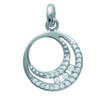 [J9384] - Silver Pendant 'Câlin' Silver-white (rhodium-plated) - 14 Mm