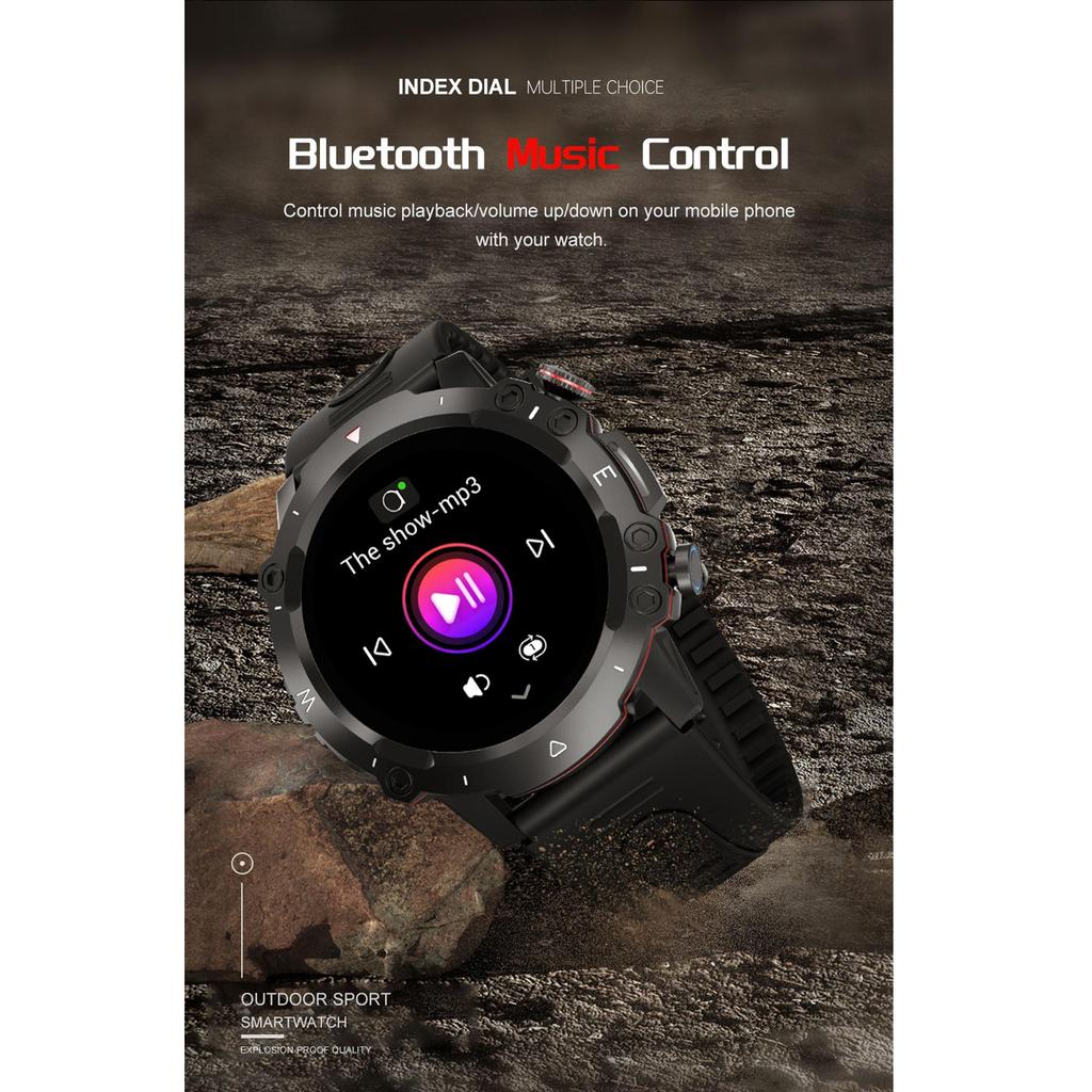 SmartWatch Men AMOLED Outdoor Sport Track Heart Rate Health Monitor Ip67 Waterproof Bluetooth Call Smart Watch