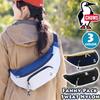 Waist Bag Fanny Pack Sweat Nylon Free Size [Chums] Men's Black/Charcoal