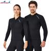 2MM Men's & Women's Long Sleeve Split Top Diving Suit - Thickened for Cold Protection, Ideal for Swimming, Snorkeling, Surfing.
