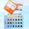 8/15 Grid Portable Sketchbook Palette Mini Wooden Color Palette Box Travel Watercolor Set For Artists Students Drawing Tools
