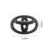 DCBQ5 1PC ABS Car Steering Wheel Emblem Badge Sticker Compatible for Toyota Hilux Prius Avensis Auris Verso Corolla Camry Accessories