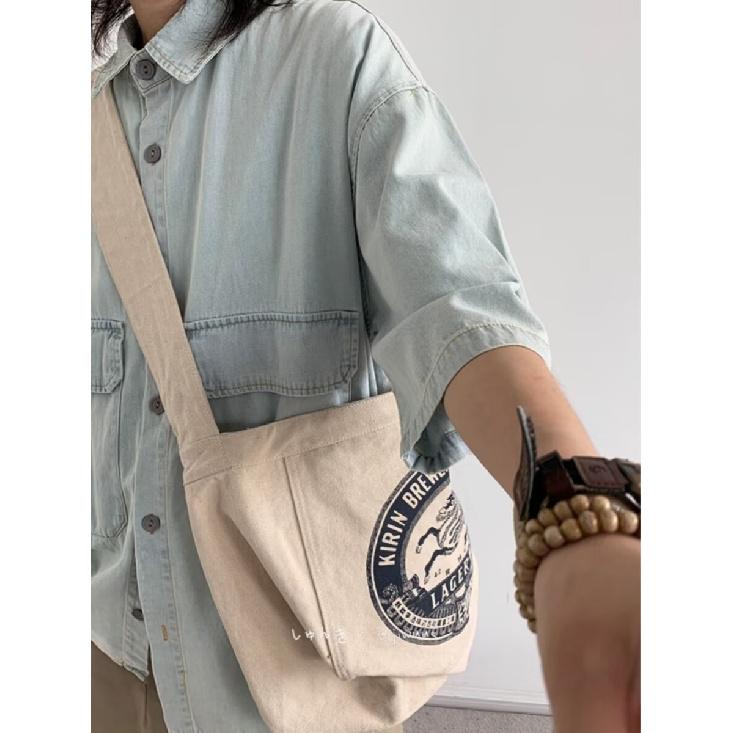 Рубашка с коротким рукавом в стиле ретро из джинсовой ткани, летняя модная мужская и женская марка, японский ретро-тренд с коротким рукавом, классная и свободная рубашка