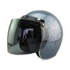 Outer Face Shield Street Motorcycle Helmet Accessories 3-Snap Flip Up Visor