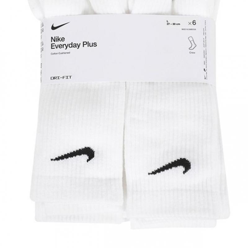 Nike Sport Socks Everyday Plus Cushioned Crew Socks 6 Pack