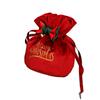 1PC Creative Velvet Christmas Gift Bag Drawstring Bag Candy Box Christmas Apple Party Decoration