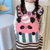 Panda Line Cartoon Girls Toddler Backpack With Fashion Sequins For School Use