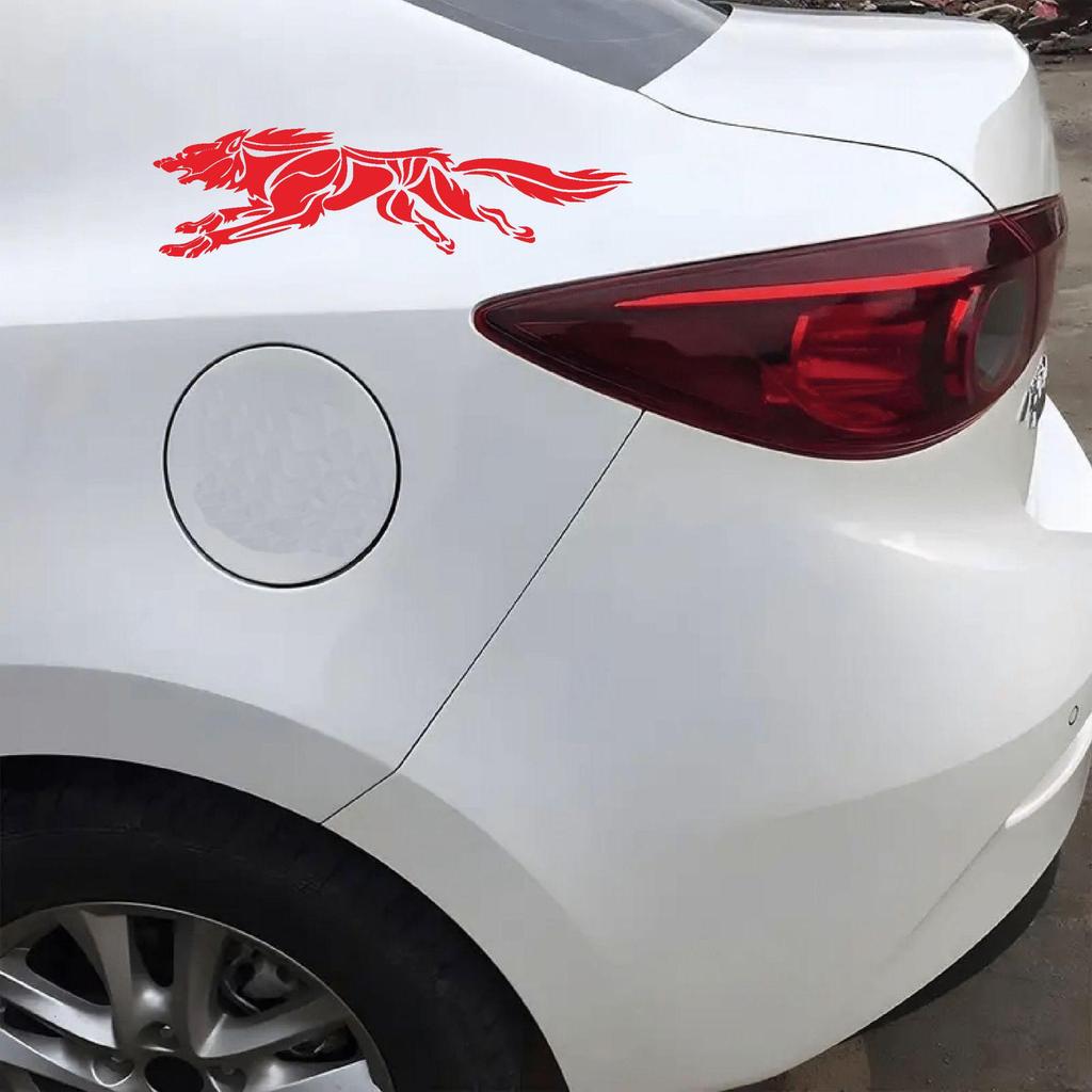 C41 Волк Тотем Устойчивая к царапинам Наклейка на Автомобиль - Универсальная для Больших и Маленьких Автомобилей