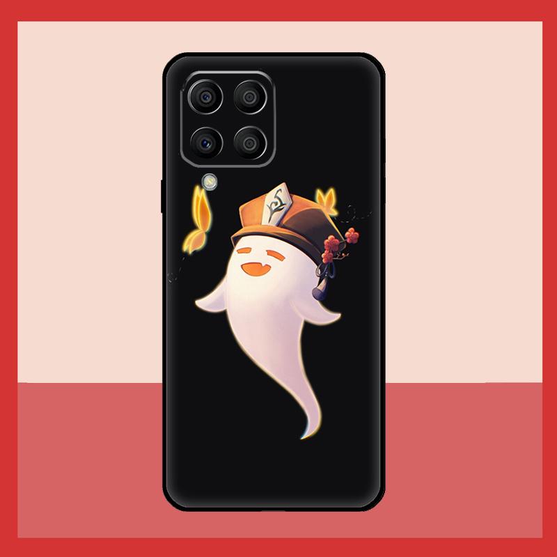Чехол-призрак Ху Тао из Genshin Impact для Samsung Galaxy M12 M52 M06 M16 M36 M56 M33 M15 M55 M31 M13 M14 M53 M32 M35 M34 M54