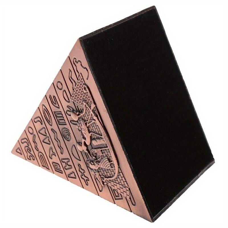 1шт египетские пирамиды статуэтка пирамида сплав железа статуя настольное украшение